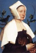 Portrait of a Lady with a Squirrel and a Starling Hans Holbein
